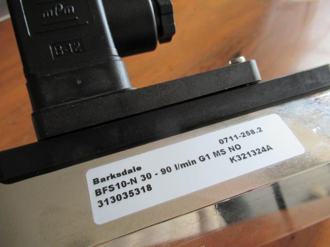 BARKSDALE BFS-10-N-G1-MS-NO-ST
